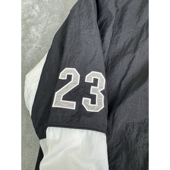 Nike Air Jordan Black and White Windbreaker Jacket - Picture 8 of 15